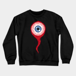 Eyeball Pixel Art Crewneck Sweatshirt